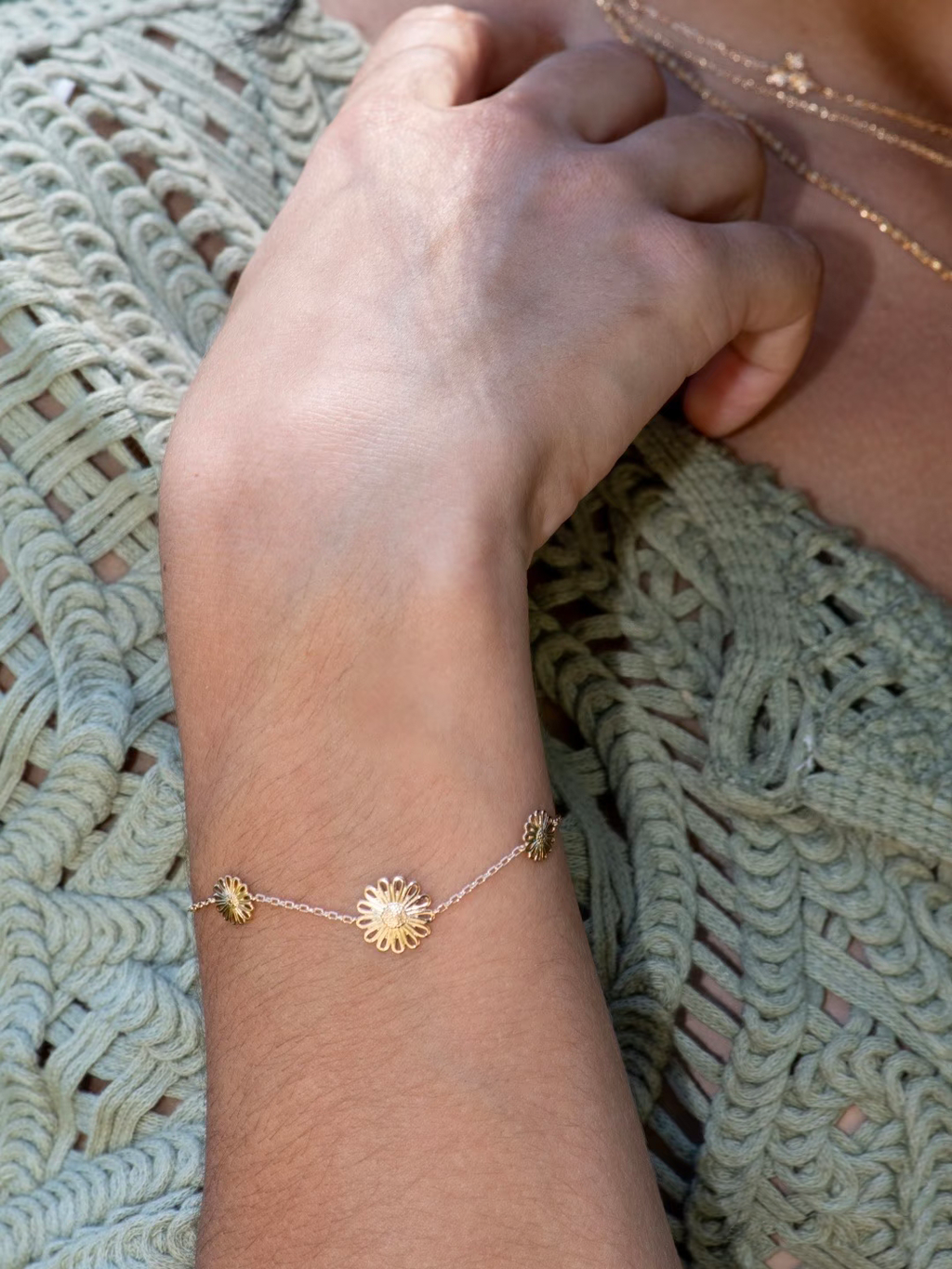 Bracelet DAISY PL-OR 750 3MIC