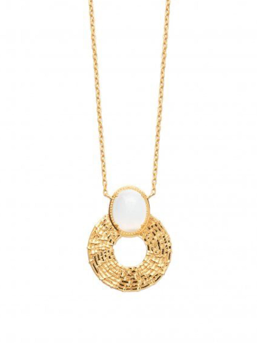 Collier Circle de Lune PL-OR 750 3MIC