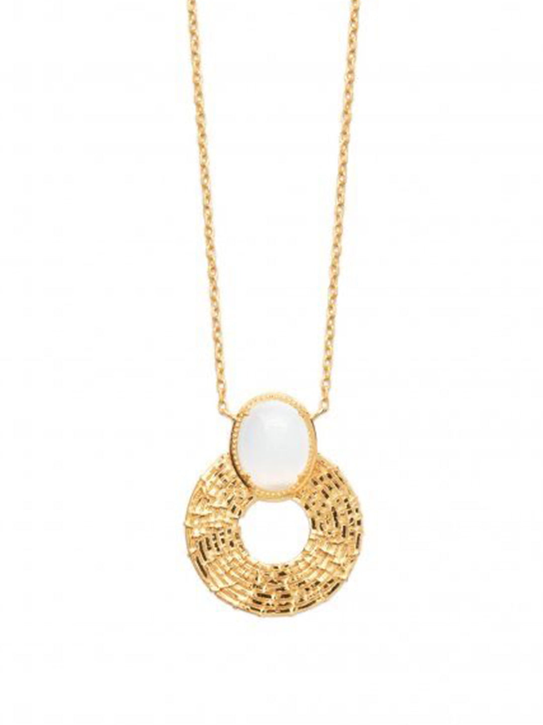 Collier Circle de Lune PL-OR 750 3MIC