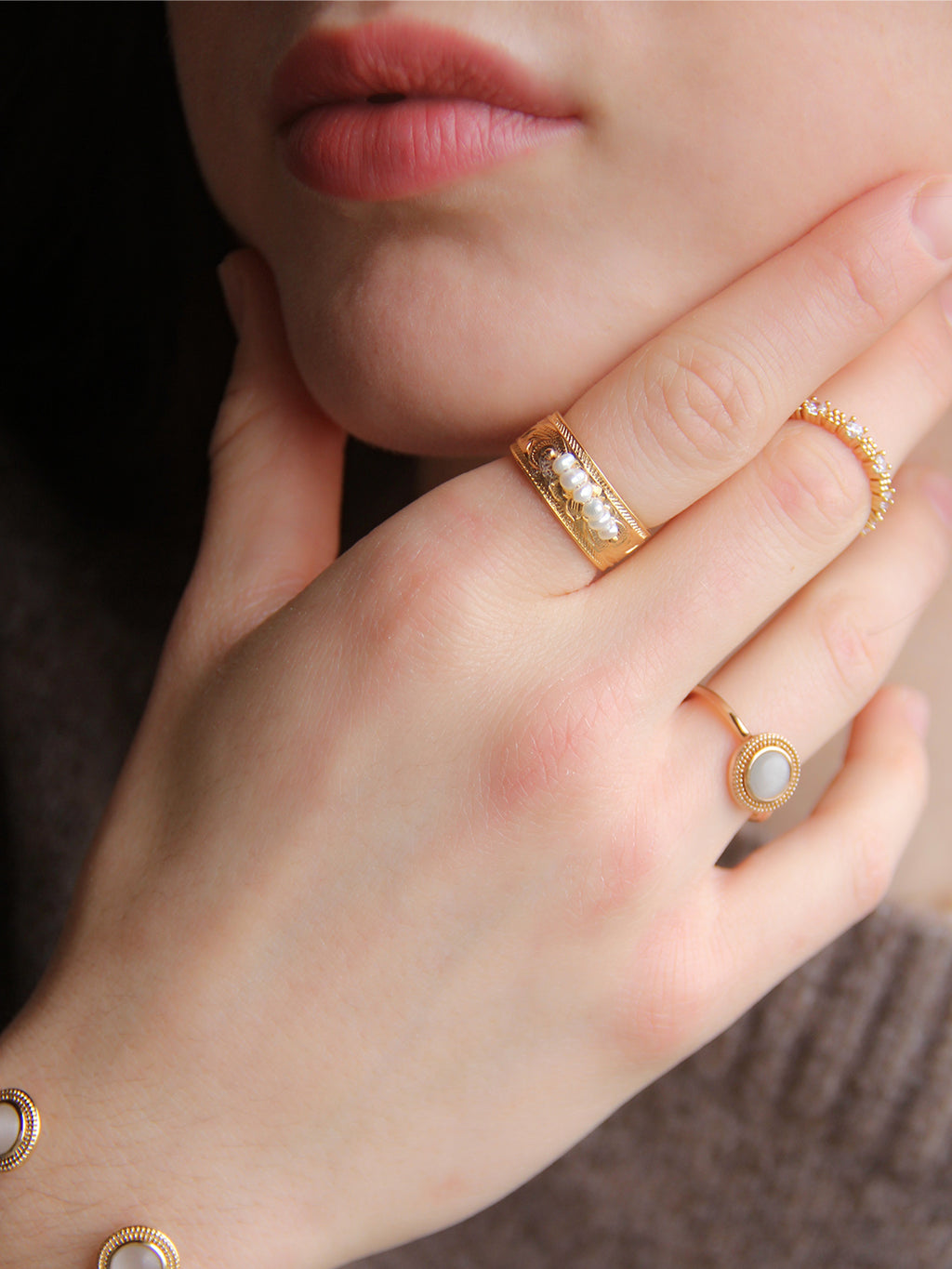 Bague GOLDEN EGYPTE PL-OR 750 1MIC