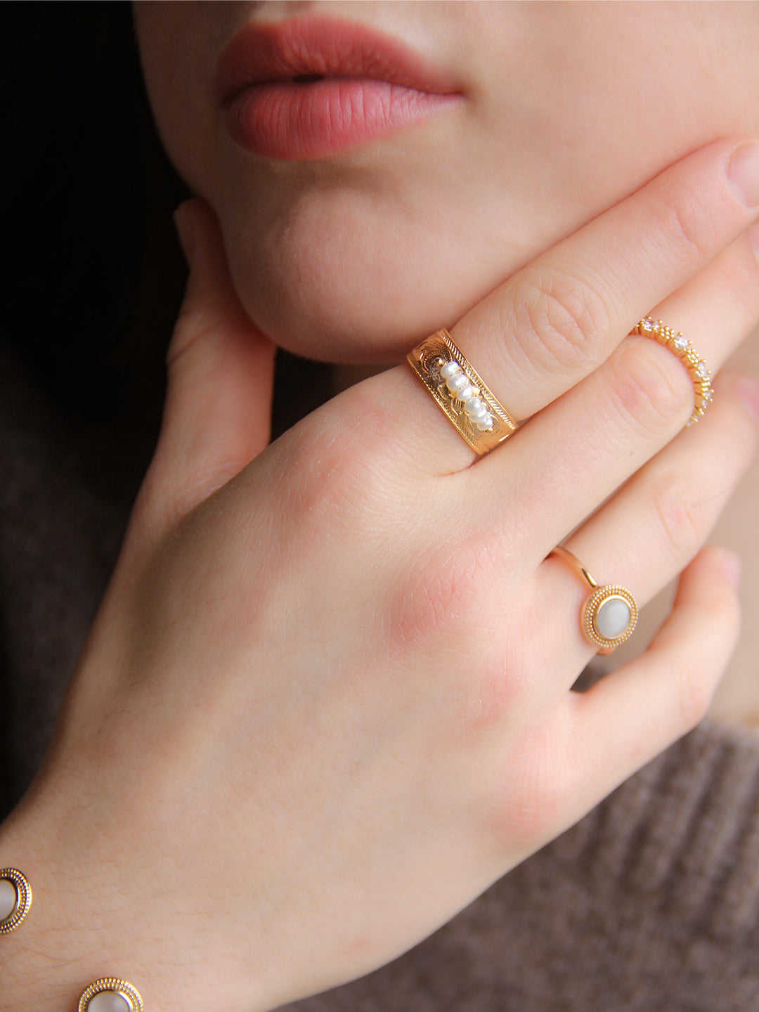 Bague GOLDEN EGYPTE PL-OR 750 1MIC