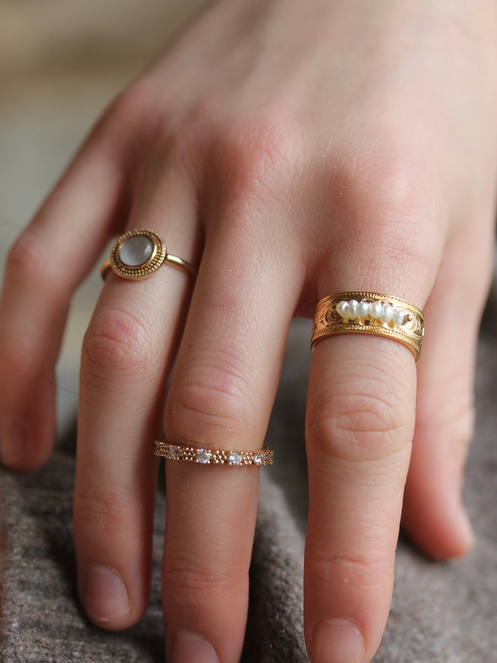 Bague GOLDEN EGYPTE PL-OR 750 1MIC
