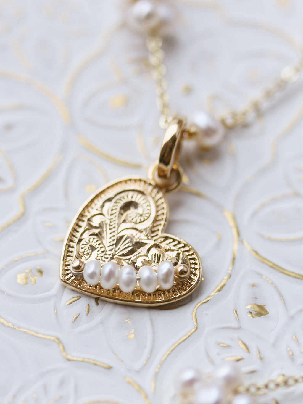 Pendentif GOLDEN EGYPTE COEUR PL-OR 750 1MIC
