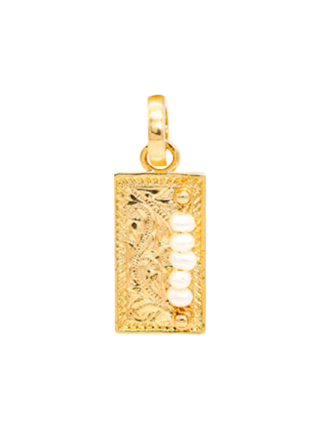 Pendentif GOLDEN EGYPTE CARRE PL-OR 750 1MIC