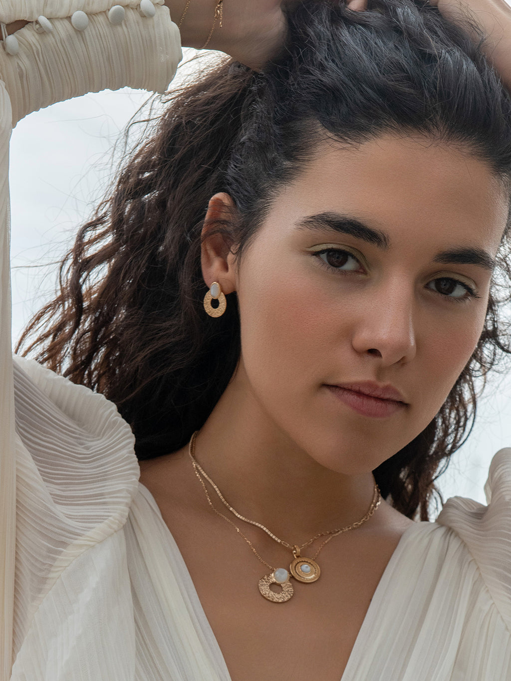 Collier Circle de Lune PL-OR 750 3MIC