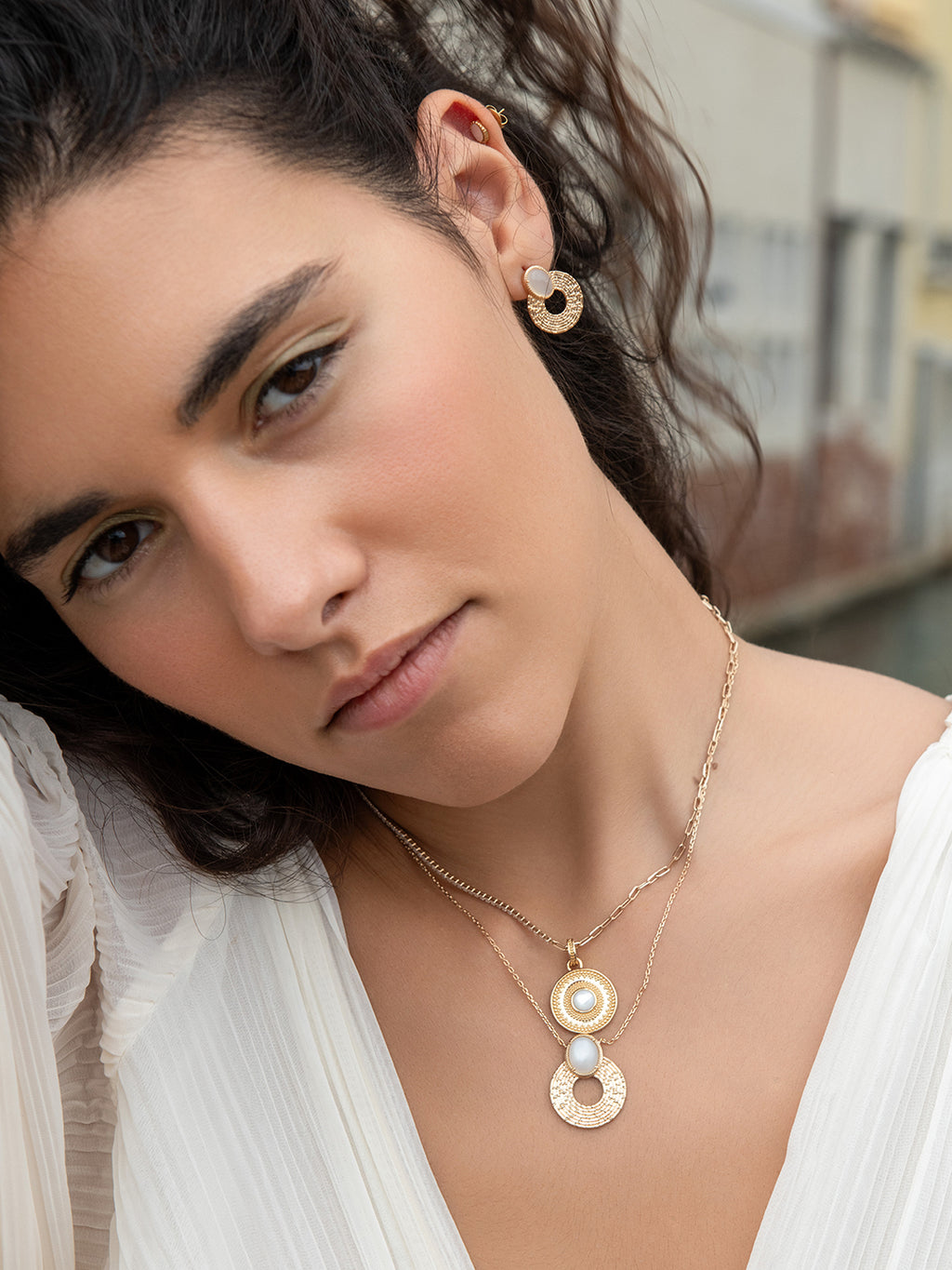 Collier Circle de Lune PL-OR 750 3MIC