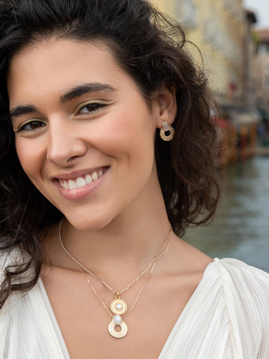 Collier Circle de Lune PL-OR 750 3MIC