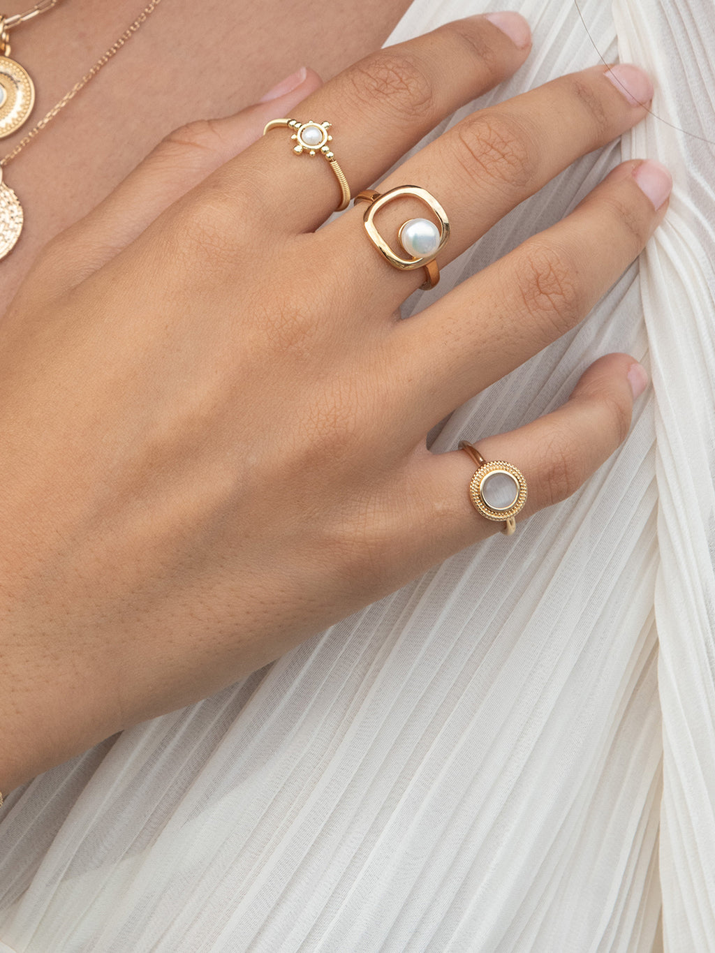 Bague L'oeil de Lune PL-OR 750 3MIC