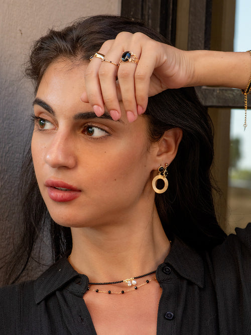 Bague Black Eva PL-OR 750 3MIC