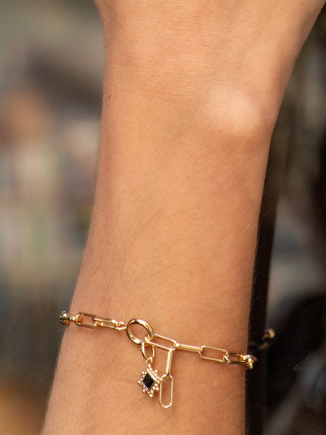 Pendentif Losange Noir PL-OR 750 3MIC