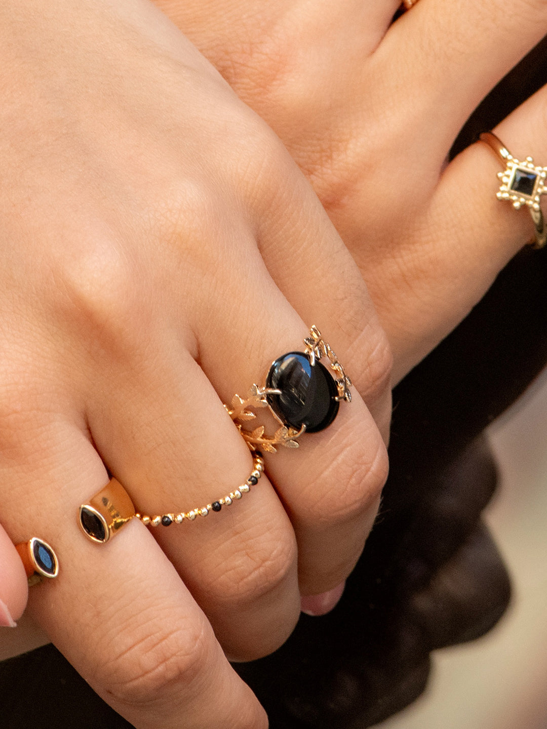 Bague Black Eva PL-OR 750 3MIC