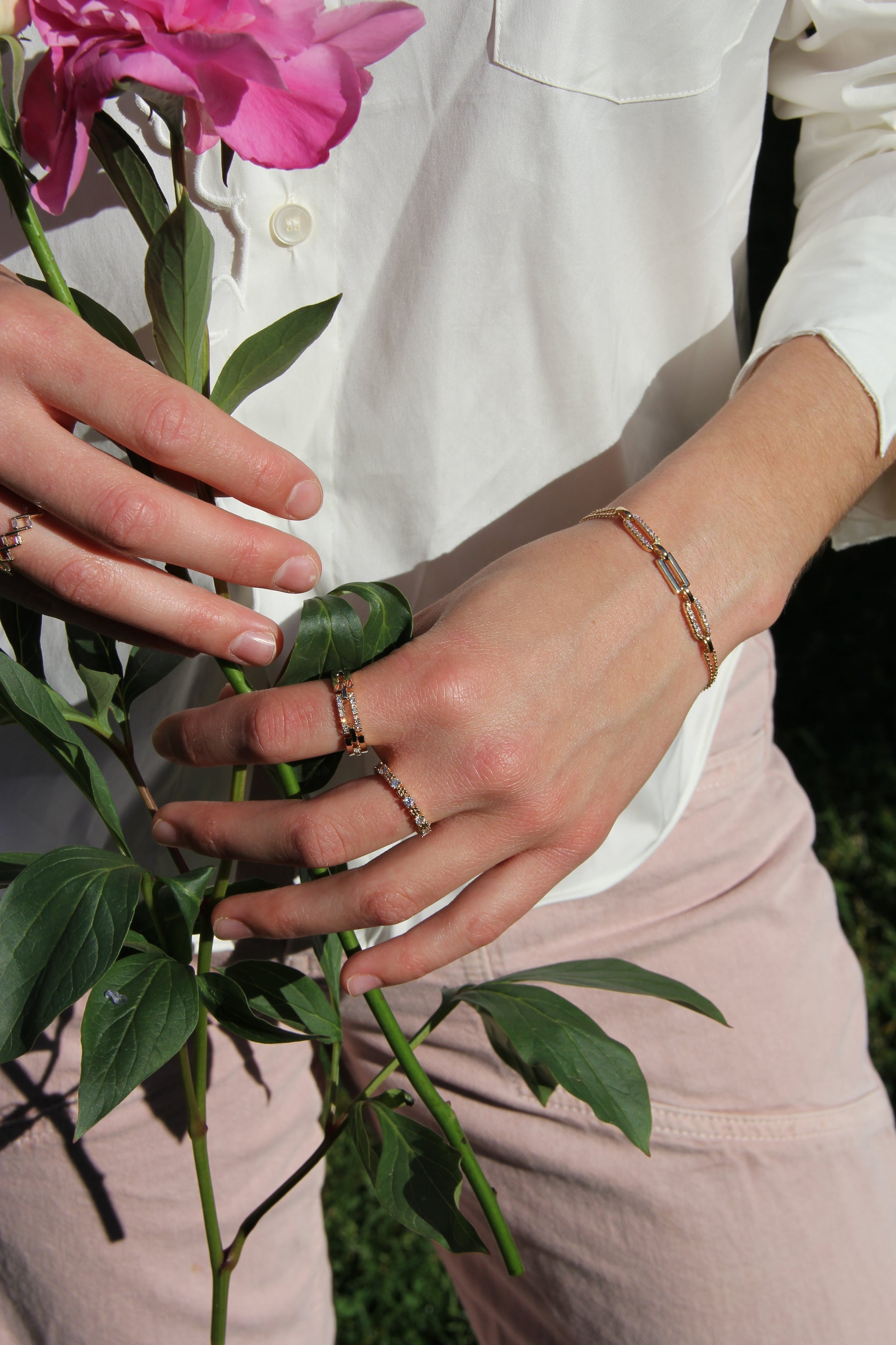Bracelet CHAINE PL-OR 750 3MIC