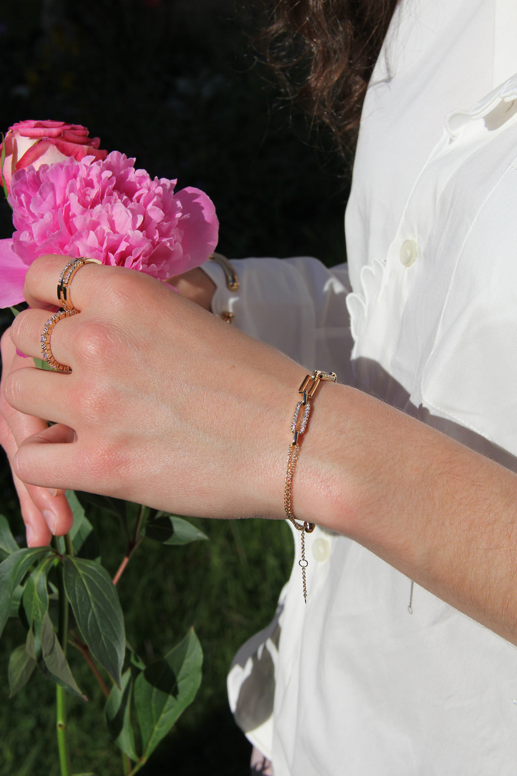 Bracelet CHAINE PL-OR 750 3MIC