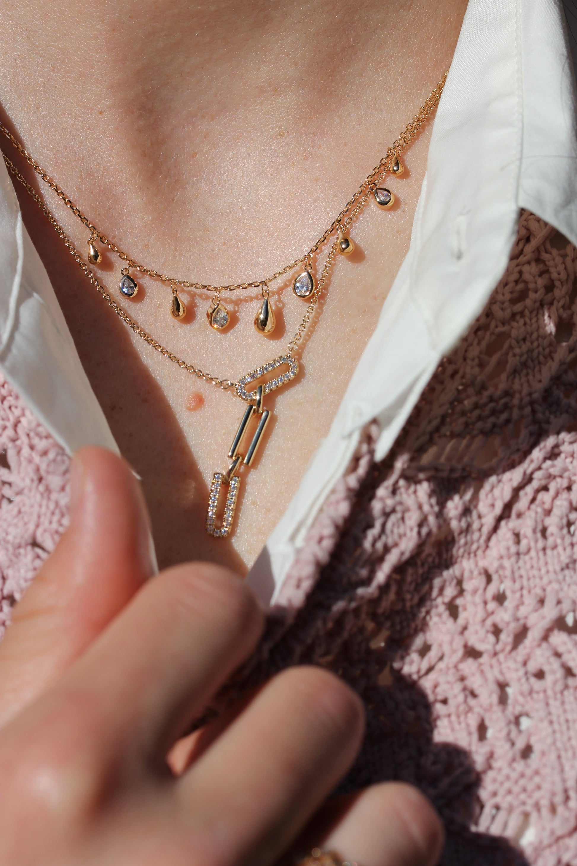 Collier CHAINE PL-OR 750 3MIC