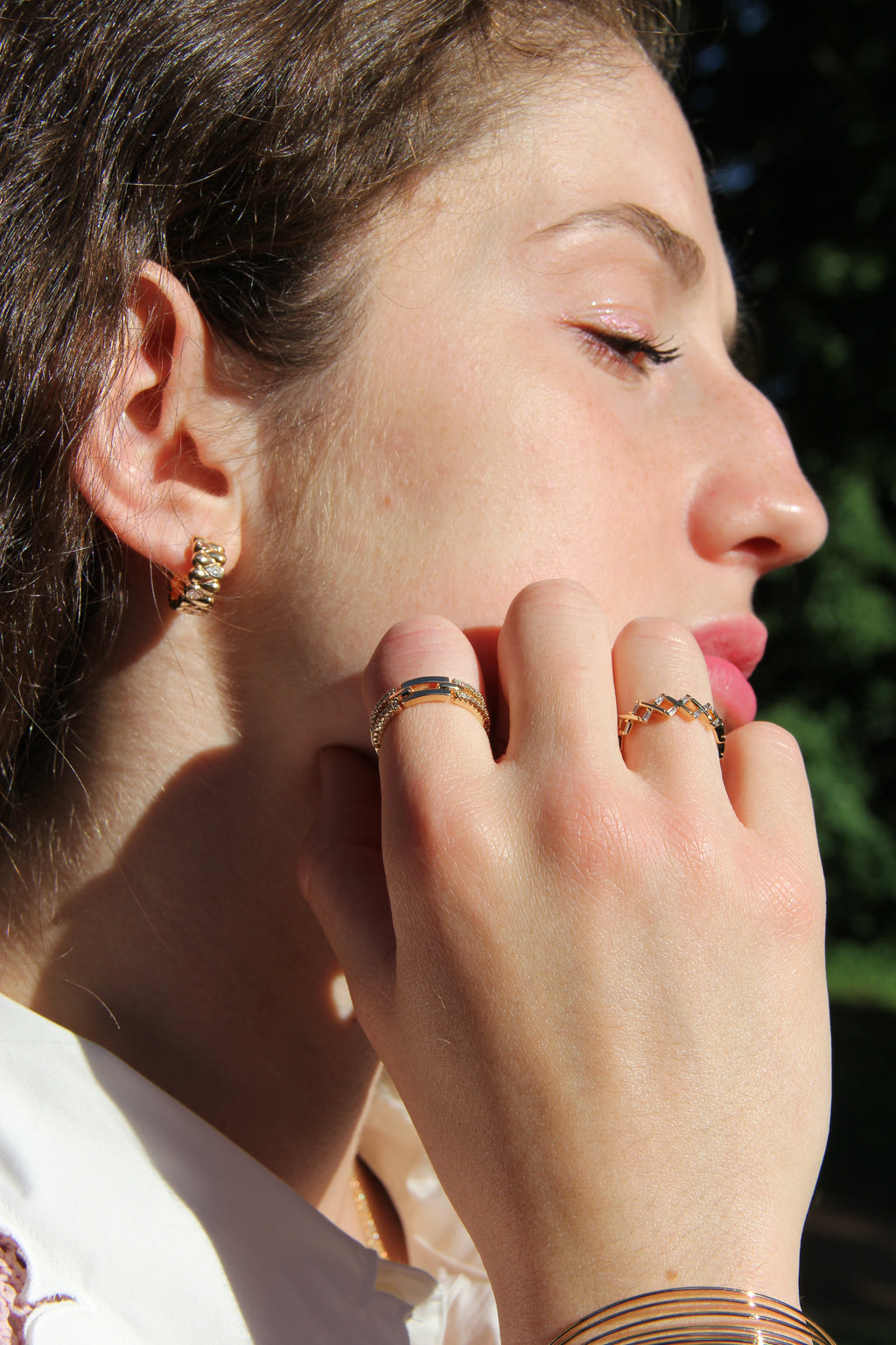 Bague CHAINE PL-OR 750 3MIC