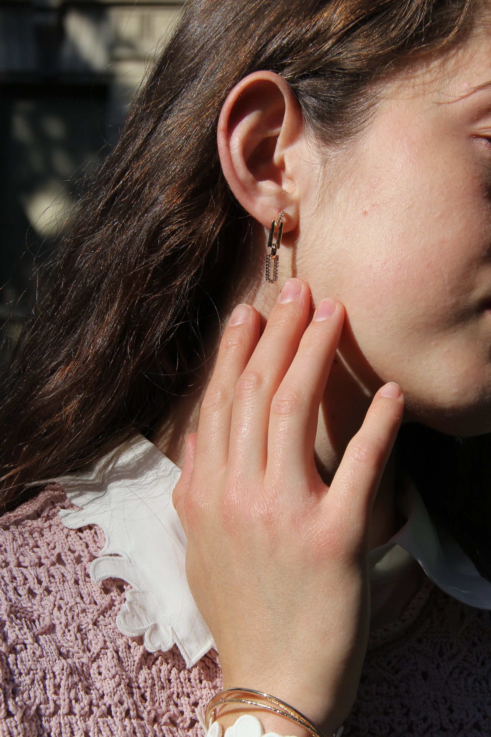 Boucles CHAINE PL-OR 750 3MIC