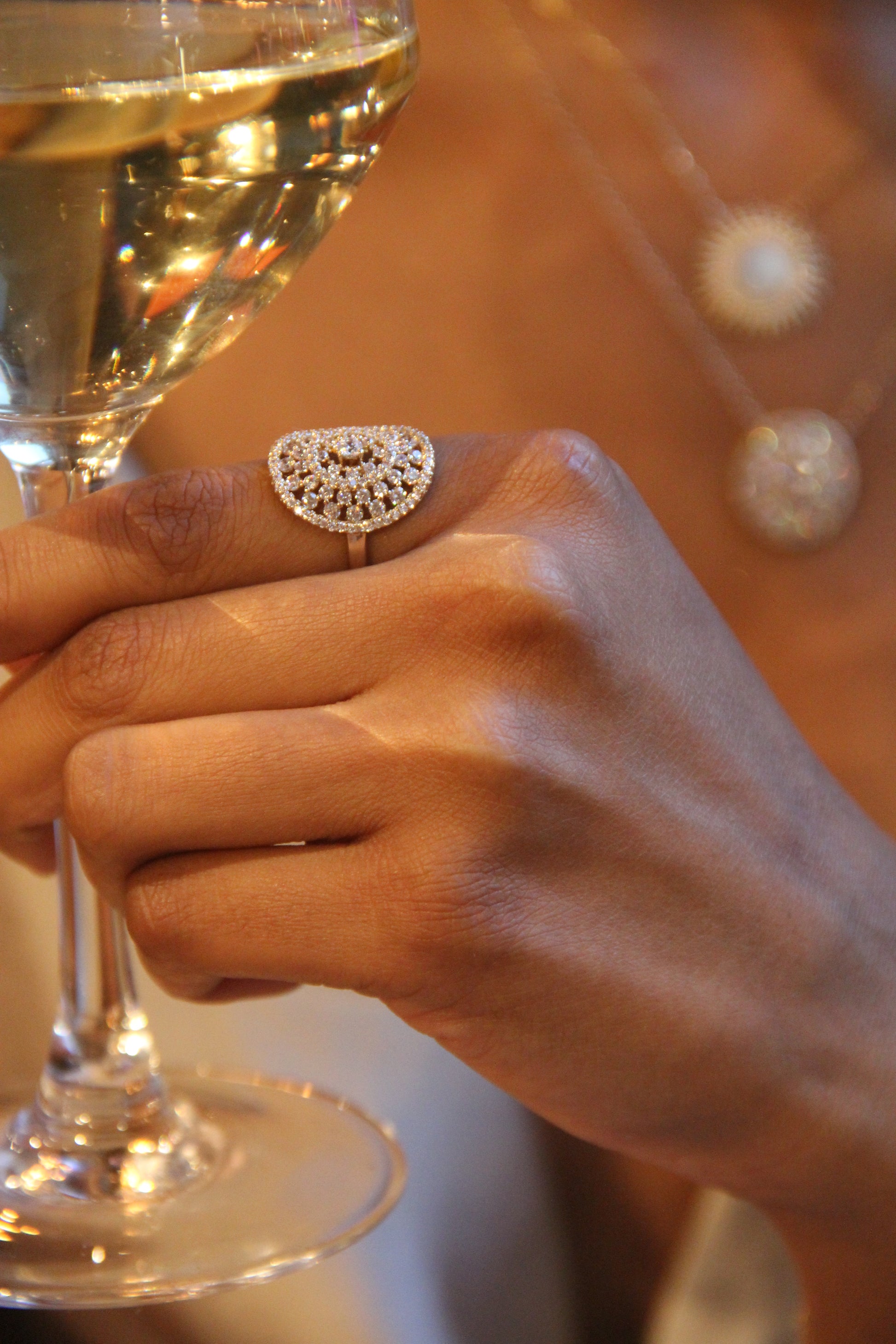 Bague Pavé PL-OR 750 3MIC