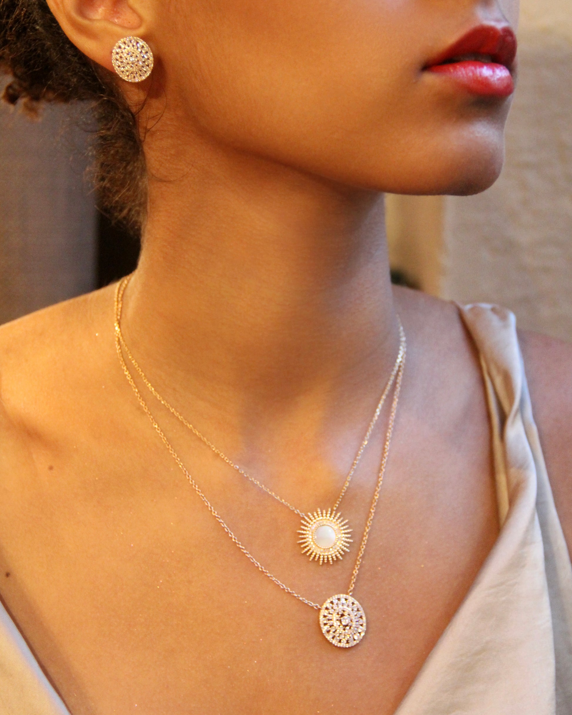 Collier Pavé PL-OR 750 3MIC