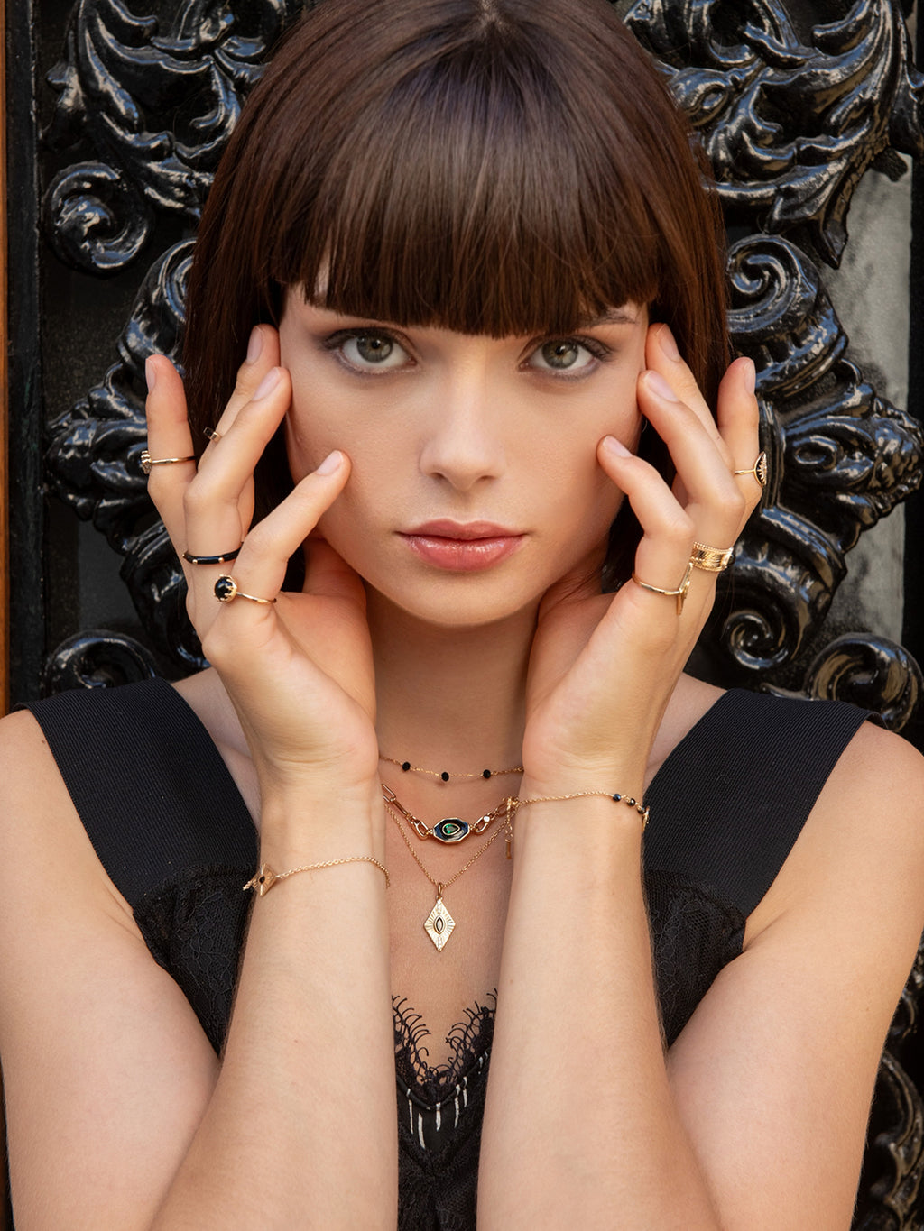 Bague Nuit Agate PL-OR 750 3MIC